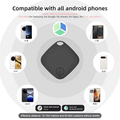 Smart Anti-Lost Bluetooth GPS Tracker Tag Locator for Car Keys and Pets Compatible with Android & Ios