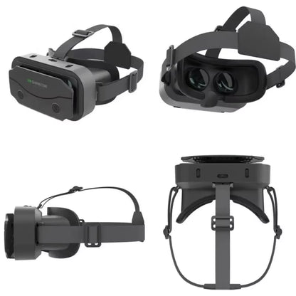 VR Glasses 3D Virtual Reality Headset Devices Helmet Lenses Goggles Smart for Smartphones Phone Cell Mobile Game Viar Viewer Set